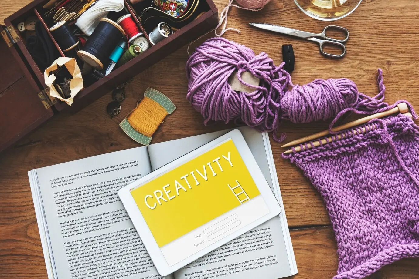 Kreativität, Design, Ideen, Glühbirne, Innovationskonzept